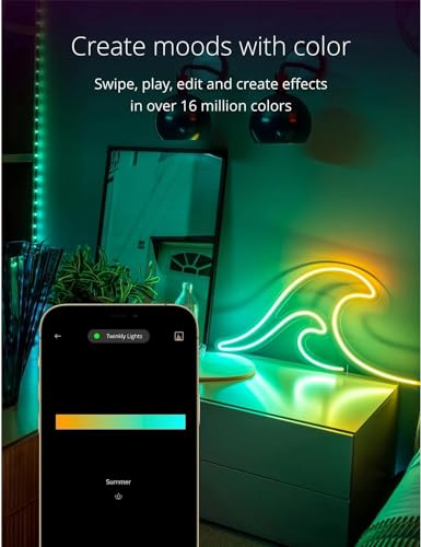 Tira LED Flexible Twinkly 6.5 pies Multicolor RGB miniatura 4
