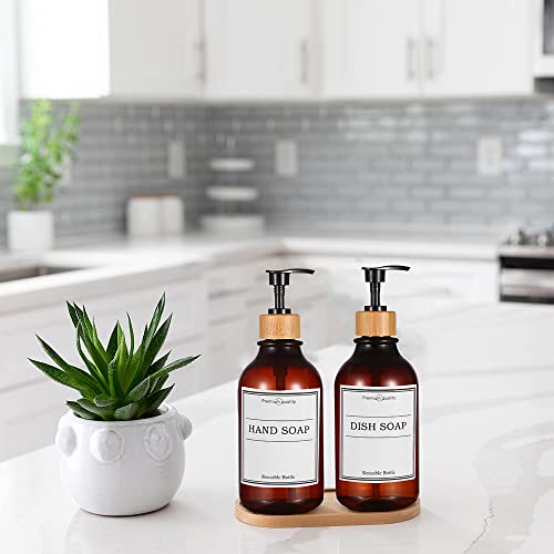 image for Basedidea Soap Dispenser,Hand and Dish Soap Dispenser Included-Set of 