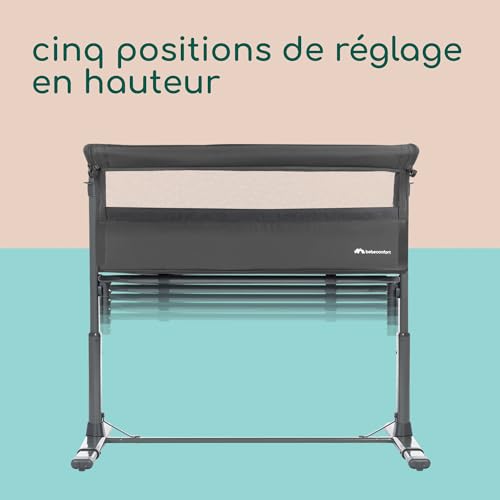 Berceau cododo réglable 5 hauteurs Bebeconfort Zina graphite