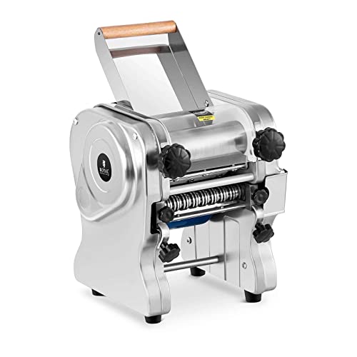Royal Catering Máquina Para Pasta Aparato Eléctrico RC-EPM160 (Ancho de la pasta: 3/9 mm, Entrada...