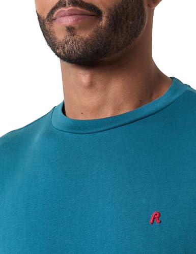 Replay M6920 T-Shirt, 386 Atlantic Green, M Uomo - 2