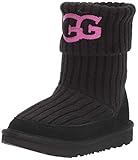 UGG Australia UGG Knit, Botas para Nieve Unisex Niños, Black, 28.5 EU