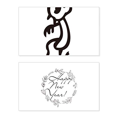Tarjeta conmemorativa Zodiac Monkey de año nuevo, diseño exclusivo