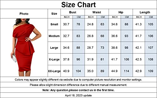 Women's Vintage Sleeveless Peplum Bodycon Party Pencil Midi Dress #TOP3