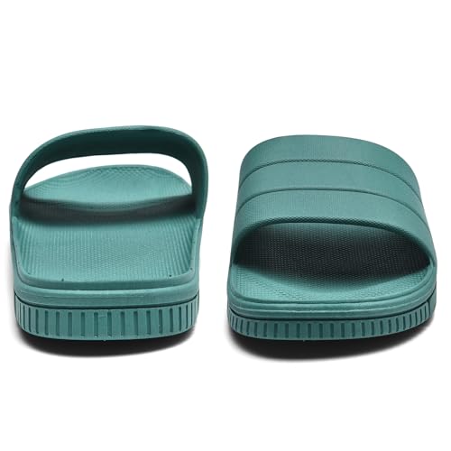 Image of clootess Shower Slide Shoes for Men and Women Home Sandal Bath Slipper Indoor House Pool College Dorm Non-Slip