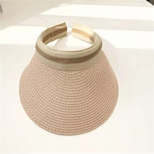 Chapeau de soleil anti-transpiration en paille tressée pour homme et femme