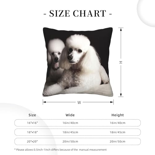Housse de coussin caniche français pour sublimer votre canapé et votre lit - 4