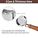 51mm Bottomless Portafilter for CM5418, 3 Ears Portafilter with 51mm Puck Screen Compatible for CASABREWS Espresso Machine CM5418, 3700Essential and 5418Pro, Stainless Steel Filter Holder and Filter