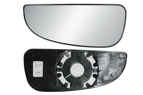 Ricambio Specchietto Retrovisore Laterale Sinistro Inferiore con Vetro Piccolo Riscaldato con Piastra Posteriore per FIAT Ducato, Citroen Jumper, Peugeot Boxer 2006-2025, Opel Movano 2022-2025