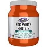 Now Foods, Egg White Protein (Eiklar Protein), Neutral in Taste, 544 g Protein Powder, Laboratory Tested, Gluten Free, Vegetarian, Soy Free, No Genetic Engineering, No Sugar