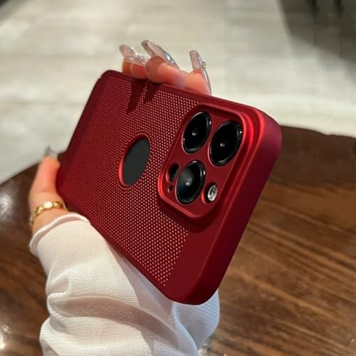 Coque iPhone XR rouge rigide et creuse pour une protection optimale
