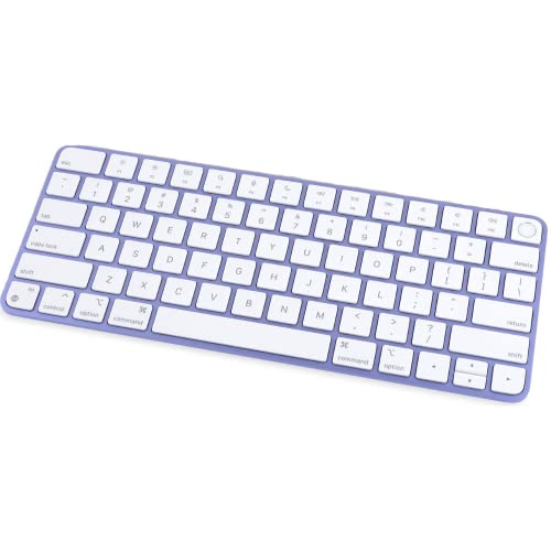 Image of Apple Magic Keyboard with Touch ID Mac Models with Apple Silicon [Lightning Port] (QWERTY English) Purple (Renewed)