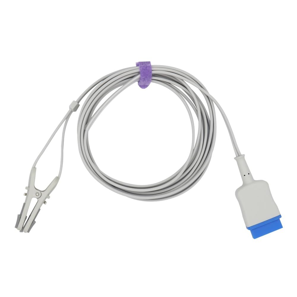 Sino-k Compatible GE-Datex Ohmeda reutilizable Spo2 sensor animal oreja lengua clip tecnología Nellcor 10 pies 11 pines conector aprobado por la FDA/CE