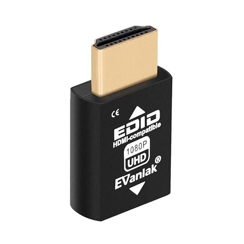 Mini HDMI EDID Emulator Passthrough - 1920x1080@59Hz | Compact Design | Supports HDMI Switches, Extenders, AV Receivers, Video Splitters-1Pc - Thumbnail 2