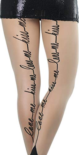 Image of ToBeInStyle Women's Classic Cuban Heel Contrast Backseam Sheers Pantyhose