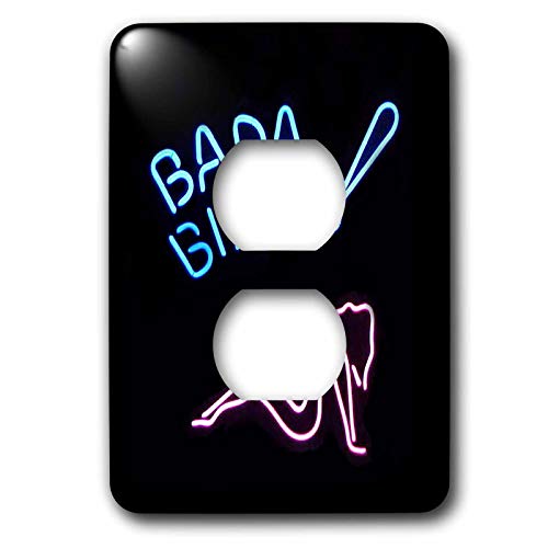 Bada Bing Lady 2 Bouchon de prise cache mural 3dRose lsp_2111_6 - 2