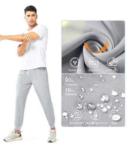 Image of NORTHYARD Men's Athletic Running Pants Lightweight Workout Joggers Quick Dry Gym Sweatpants Active Sports Track Training