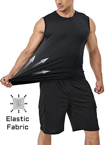 MAGCOMSEN Men's Sleeveless Athletic Muscle Tank Top #TOP29