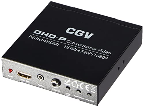 CGV DHD-P Convertisseur Audio/vidéo Péritel vers HDMI Noir