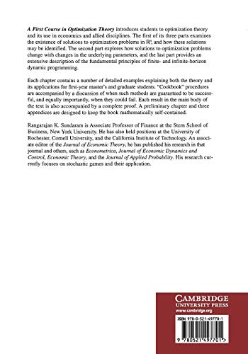 A First Course in Optimization Theory A First Course in Optimization Theory - Imagem 2