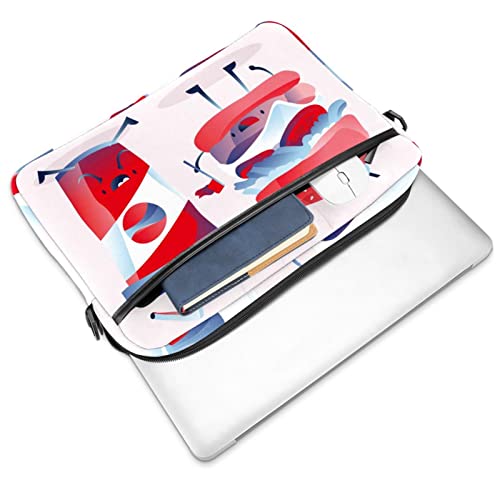 Funda bandolera de pavo real para laptop de 13 a 14.5 pulgadas multicolor 2