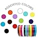 CoverYourHair Colorful Plastic Headbands - Bulk (36 Pack) - Hard, Thin Headbands