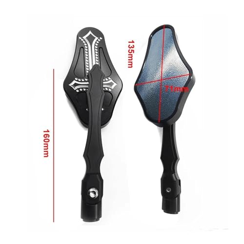 Rétroviseurs latéraux moto anti-vibration CNC universels XSR700