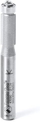 Amana Tool - 47090 Carburo con punta de carburo de corte empotrado 1/4 de diámetro x 1/2 x 1/4" vástago