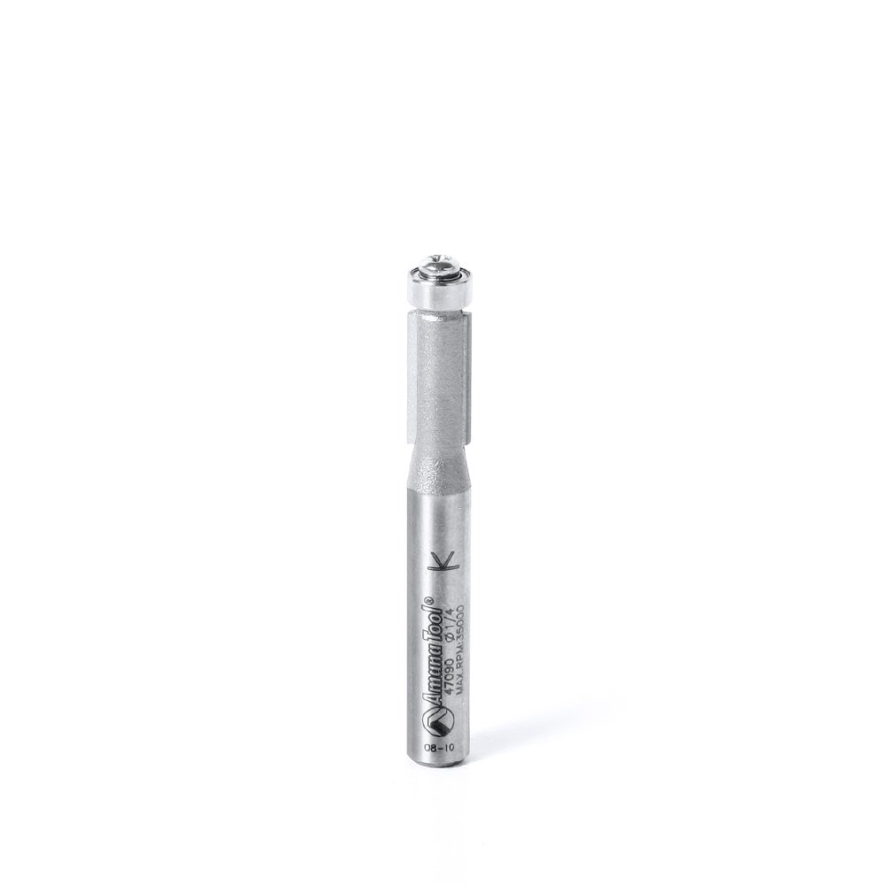 Amana Tool47090 Carbide Tipped Flush Trim 1/4 Dia x 1/2 x 1/4" Shank