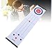 JTLB Tabletop Curling Game Interactive Large Mat Compact Roll Up Curling Family Game for Home Outdoor Fun