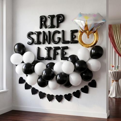 LaVenty Rip To Her Last Name Decoration Rip Single Life Party Decor