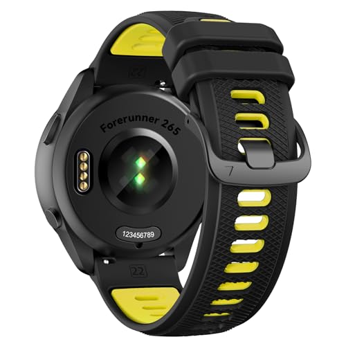 U-LIMVE �r���v�o���h Garmin Forerunner 265/Forerunner 255/Forerunner 570 47mm/Vivoactive 4/Venu 4/Venu 3/Venu 2�p �\�t�g�V���R�� 22mm�����p�o���h
