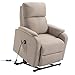 Produktbild CARO-Möbel Fernsehsessel Retire Relaxsessel Ruhe TV Sessel mit elektrischer Liege- und Aufstehfunktion in beige/braun