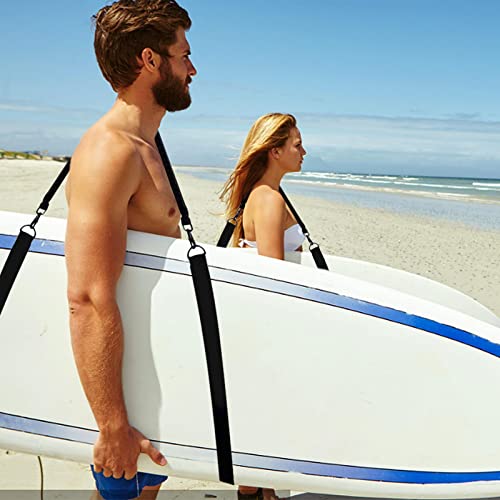 Alças de prancha de surfe, alça de transporte de paddleboard, acessórios de transporte de canoa, cai