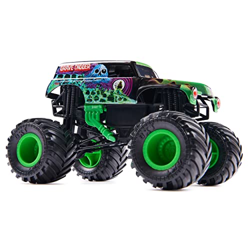 Monster Jam, Official Grave Digger Monster Truck, Collector Die-Cast Vehicle, 1:24 Scale, Kids Toys For Boys Ages 3 And Up #TOP3