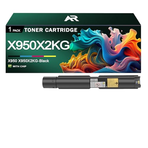 LPYRTNC X950 Toner Cartridge Compatible for Lexmark X950 X950X2KG Black Toner Cartridges Work for Lexmark X950 X952 X954 X950de X952dte X954dhe Printer