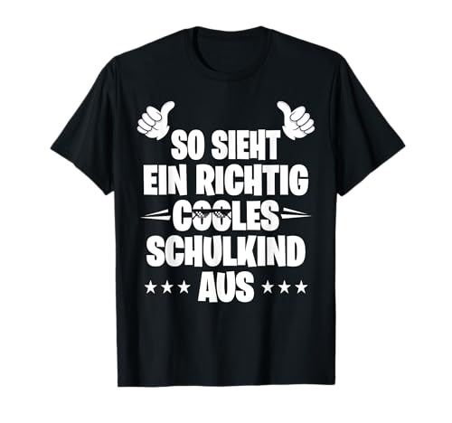 Schultüte Jungen Geschenk Einschulung Schulanfang Schulkind T-Shirt