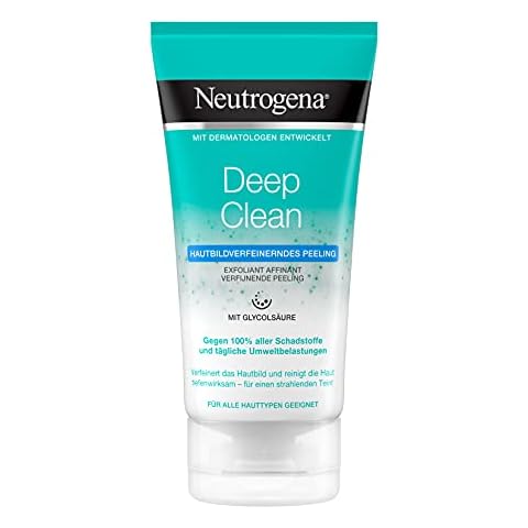 Neutrogena Deep Clean Gesichtsreinigung, Hautbildverfeinerndes Peeling mit Glycolsäure Cover