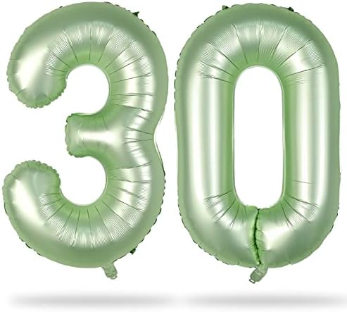 Champagne Gold Number 30 Balloons, 40 Inch Light Gold Foil Number 3 & 0 Balloons for Women, Self Inflating 30th Birthday Balloons for 30 Year Old Men Anniversary Birthday Party Decorations Supplies