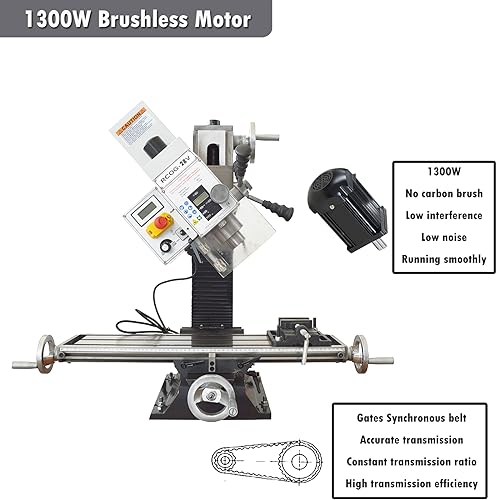 INTBUYING 1300W R8 Mill Drill