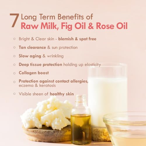 Image of Nat Habit Fresh Whipped Body Lotion, Fig Rose PrimaLight Fresh Malai Lotion, For Skin Brightening & 24HR Moisture Protection, 250 ml (Pack of 1)