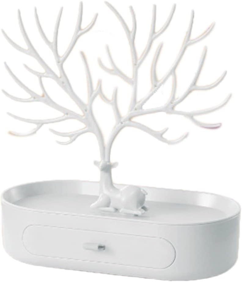 Jewelry Storage Plate Tree Multi-Futional Hanging Jewelry Display Rack (Color : A, Size : 26x26x12cm) (A 26x26x12cm)