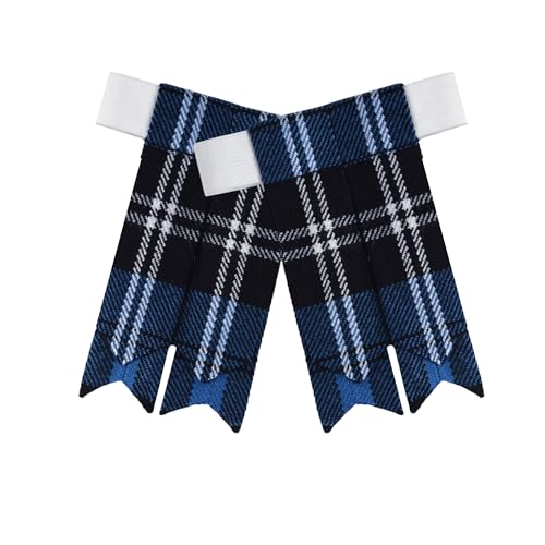 Image of Scottish Tartan Kilt Flashes with Elastic Adjusters
