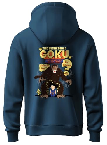 Image of XENOVAURBAN Anime Hoodie | Unisex Fit Cotton Fleece | Graphic Printed Pullover Hooded Sweatshirt - HOPU-FB-DBZ-PTL-S