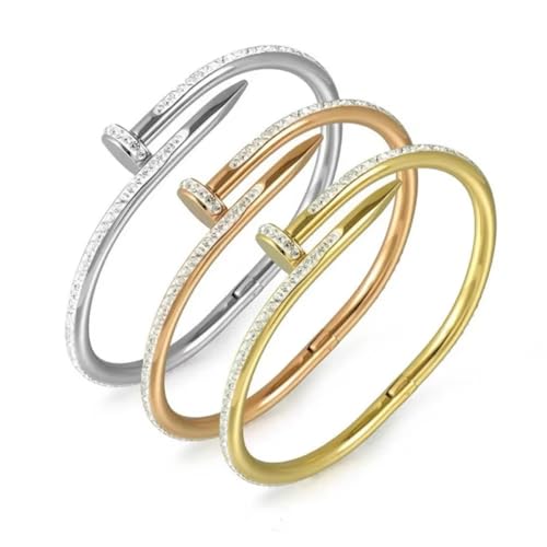 Shining Diva Fashion Latest Stylish 3 Pcs Combo Stainless Steel Bangle Gift Bracelet for Women and Girls (rrsdcmb343_16837_16838_16839) Deal