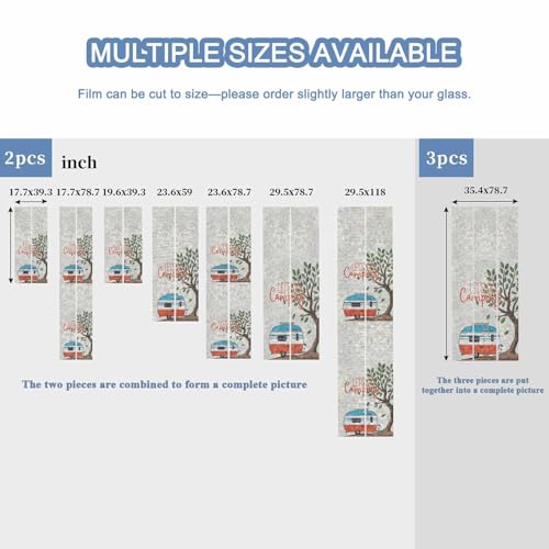 Vinilo decorativo ventana 17.7 x 78.7 pulgadas miniatura 5