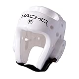 Macho Dyna Karate / Martial Arts Headgear - White - X-Large
