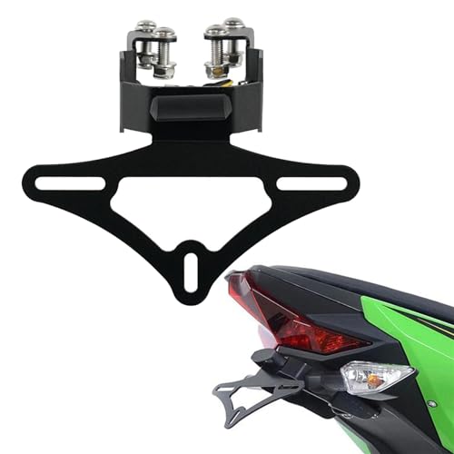 Cadre plaque d'immatriculation Kawasaki Z400 pour supprimer la bavette d'origine