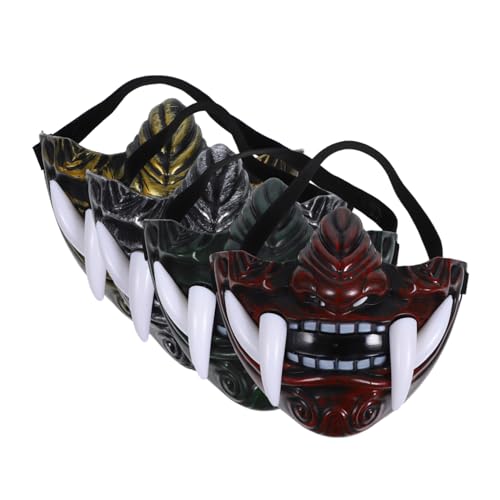 Masque théâtre plastique idéal pour accessoires cosplay et fête Halloween thématique