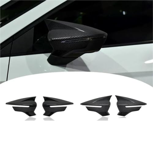 Couvercles rétroviseurs pour Seat Leon MK3 de style carbone